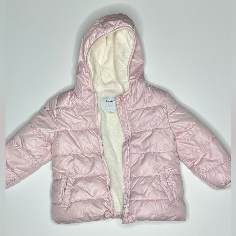 Toddler Girl Puffy Winter Jacket
